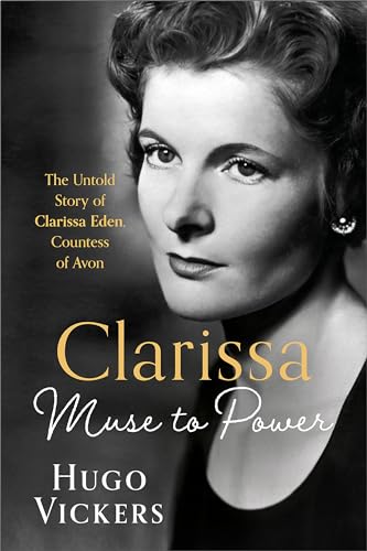 Book cover featuring a black and white portrait of Clarissa Eden by Hugo Vickers.