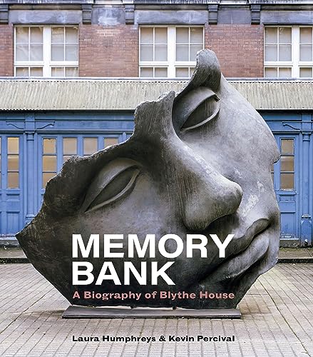 Book cover featuring a large bronze head sculpture and title “Memory Bank”.