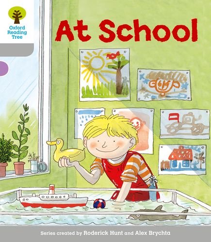 Book cover: a boy playing with toys in a classroom sand tray.