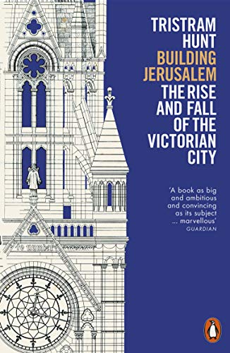 Book cover: “Building Jerusalem” with architectural illustration and blue background.