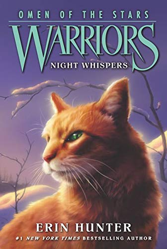 Book cover featuring a ginger cat with green eyes against a snowy landscape.