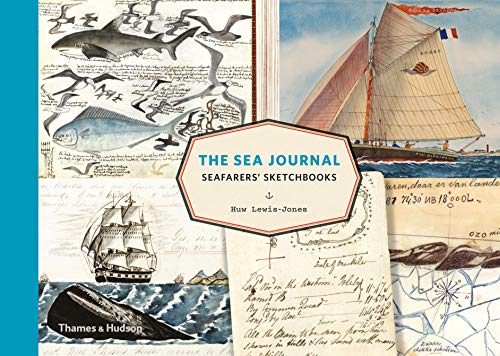 Book cover featuring a collage of maritime sketches, handwritten notes, and a sailing ship.