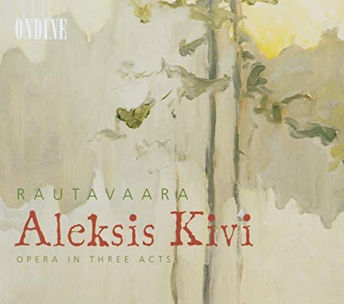 CD cover for "Aleksis Kivi" opera, featuring a painted tree scene.