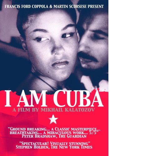 “I Am Cuba” DVD cover featuring a close-up of a woman’s face.