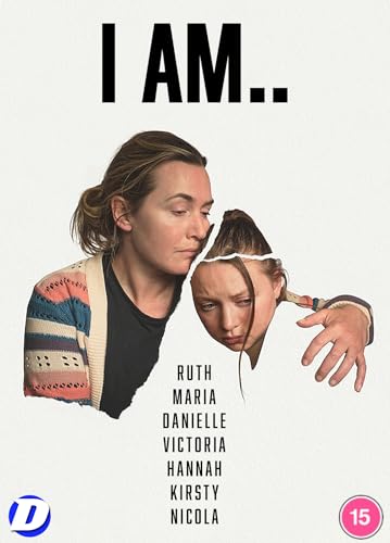 DVD cover for "I Am" featuring a woman with a fragmented portrait.