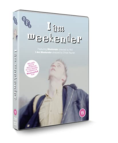 Blu-ray cover for I Am Weekender featuring a man looking upward against a sky.