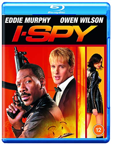 Blu-ray cover for I-Spy featuring Eddie Murphy, Owen Wilson, and a woman in black.