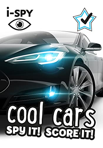 I-SPY book cover featuring a silver car and an eye icon.