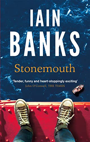 Book cover showing a person's feet in sneakers standing on a red bridge.