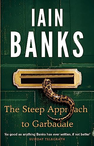 Book cover featuring a snake emerging from a brass letterbox on a green door.