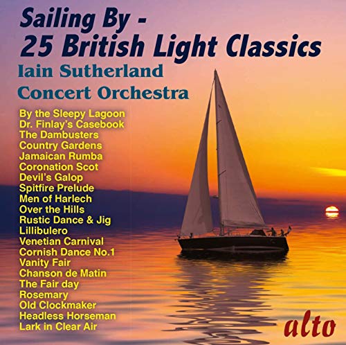 CD cover for “Sailing By” featuring a sailboat on blue water.