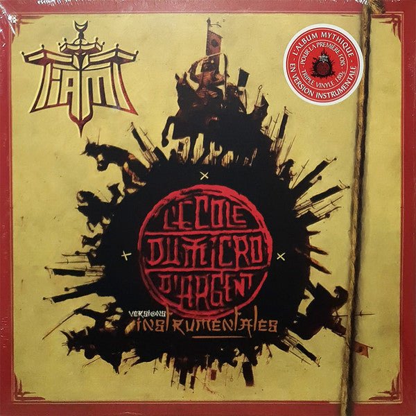 Vinyl record cover for Iam - Lecole Du Micro Dargent, with red seal.