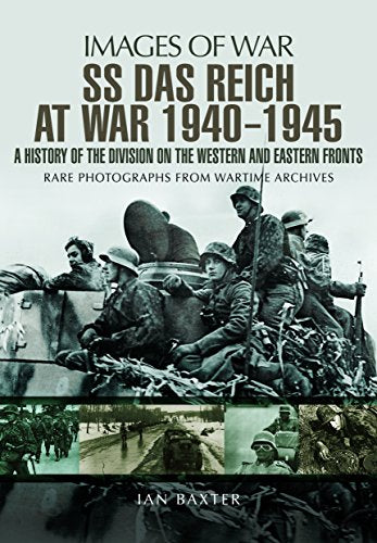 Book cover: “SS Das Reich at War” with wartime soldiers imagery.