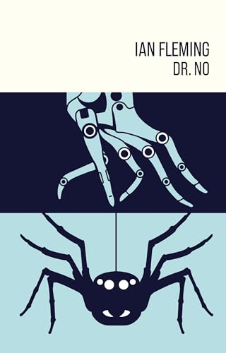 Book cover for "Dr. No" featuring a robotic hand and spider illustration.