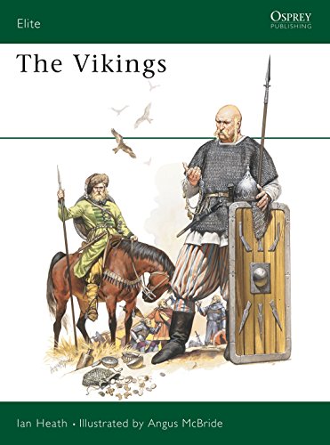 Book cover depicting two illustrated Viking warriors with weapons and a horse.