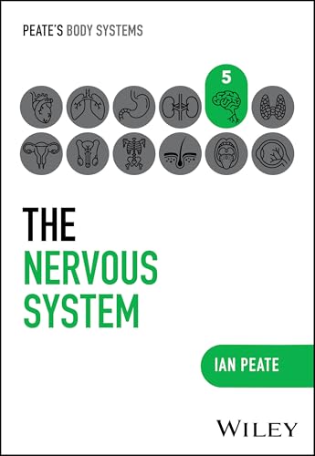 Book cover titled The Nervous System by Ian Peate with anatomical systemLN icons.