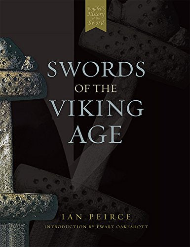 Book cover: "Swords of the Viking Age" with sword hilt details.