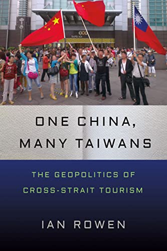 Book cover: “One China, Many Taiwans” with a crowd and flags.