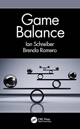 Book cover: "Game Balance" with balancing balls illustration.