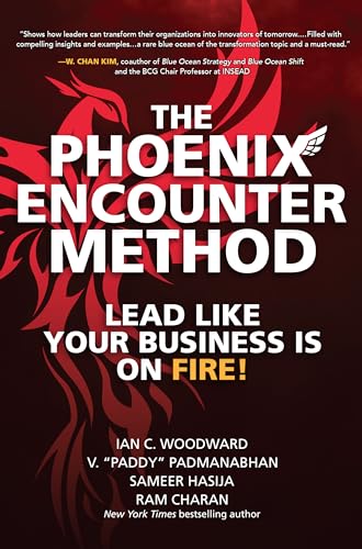 Book cover: red phoenix graphic with title "THE PHOENIX ENCOUNTER METHOD".