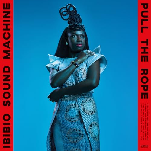Album cover for Ibibio Sound Machine’s “Pull The Rope,” featuring a woman.