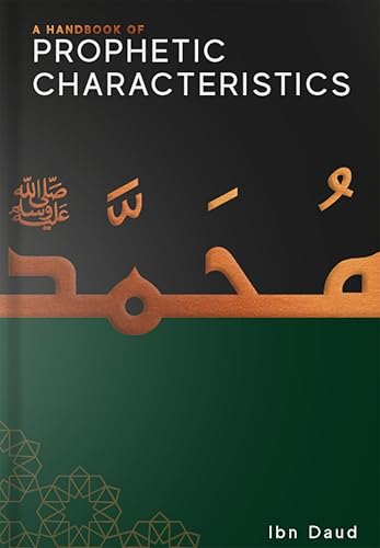 Book cover with title “A Handbook of Prophetic Characteristics” in white and orange.