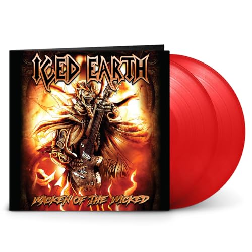 Iced Earth "Wacken Of The Wicked" vinyl record with red discs.