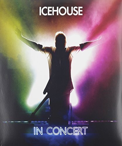 Icehouse “In Concert” vinyl album cover featuring a silhouetted musician onstage.
