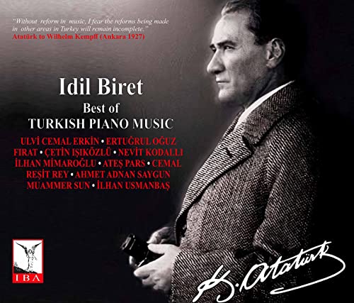 CD cover featuring a portrait of Mustafa Kemal Atatürk and text details.