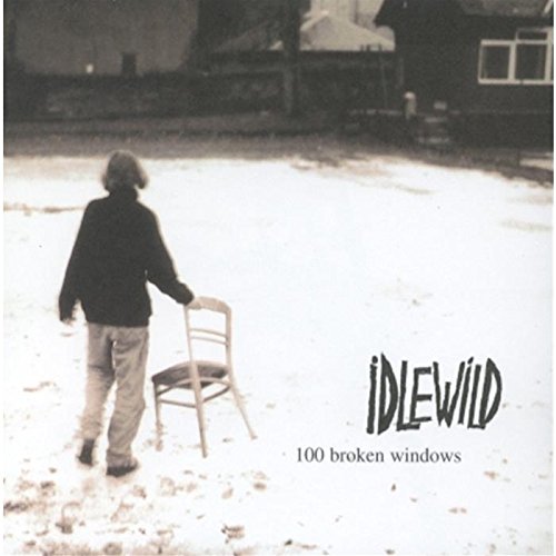 Child with chair facing away, snowy landscape, album cover for Idlewild.