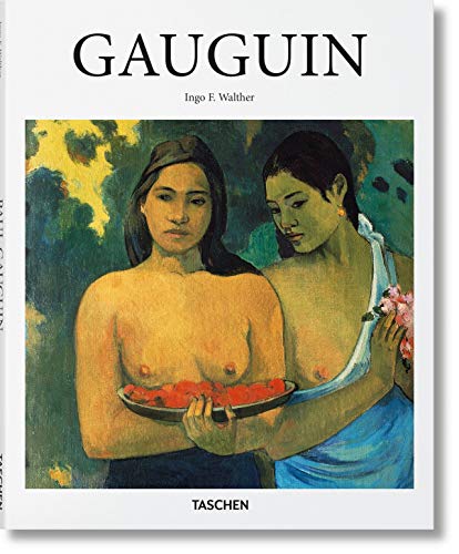 "Book cover featuring a colorful painting of nude figures in a tropical landscape."