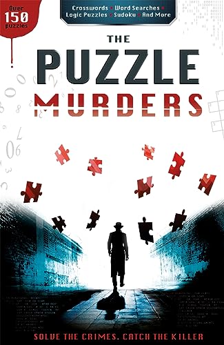 Puzzle book cover with a silhouetted figure walking toward a bright light.