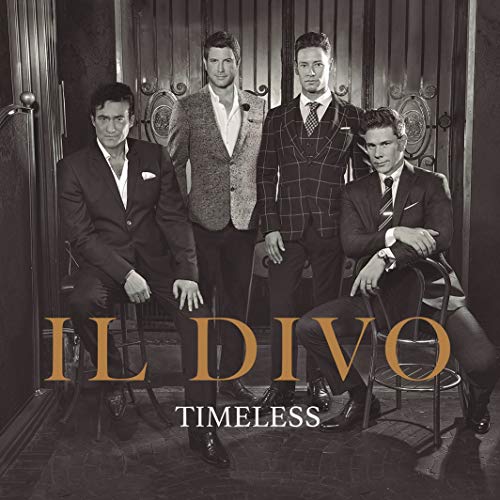 Il Divo album cover: four men in suits, sepia tone.