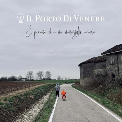 CD cover: rural landscape with figures walking on a road.
