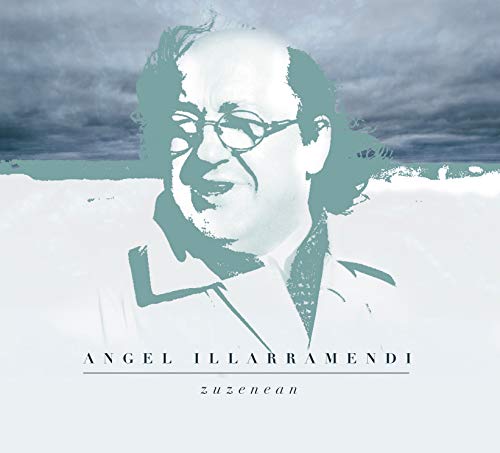 CD cover featuring a portrait of Angel Illarramendi with a stormy sky background.