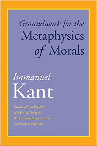 Book cover: "Groundwork for the Metaphysics of Morals" by Immanuel Kant.