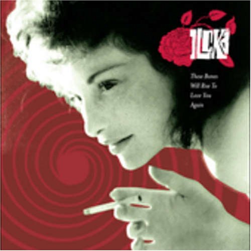 CD cover: woman’s profile with red spiral background and cigarette.