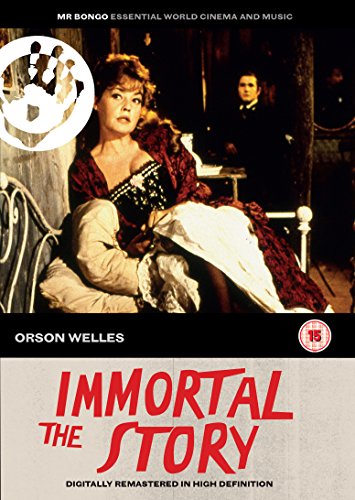 DVD cover for "Immortal Story" featuring a woman in a red dress.