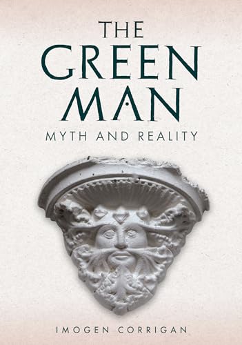 Book cover featuring a stone Green Man carving below the title and author name.