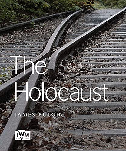 Book cover: railway tracks receding into a dark forest, title "The Holocaust".