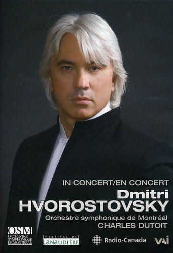 Dmitri Hvorostovsky portrait on DVD cover, concert performance with orchestra.