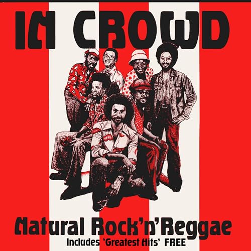 CD cover for “In Crowd” featuring a group of musicians in red and white.