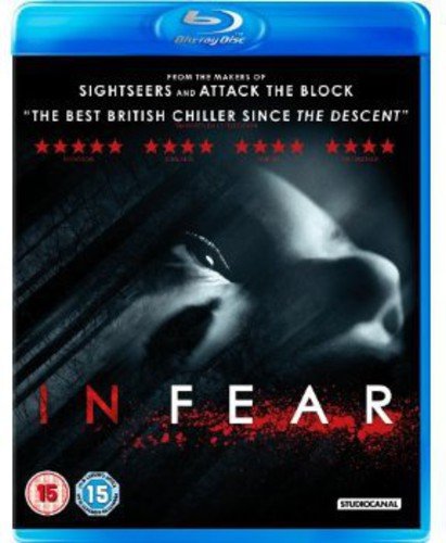 A Blu-ray case with a black cover featuring a close-up of a frightened face.