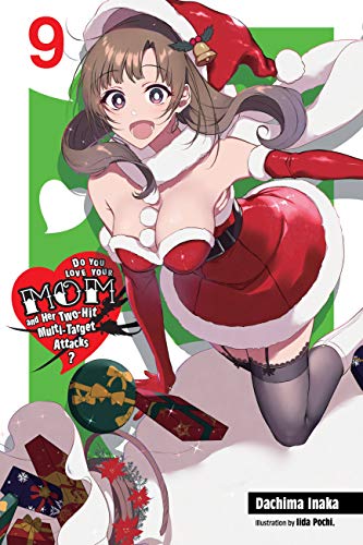Light novel cover: anime girl in a Santa outfit with gifts.