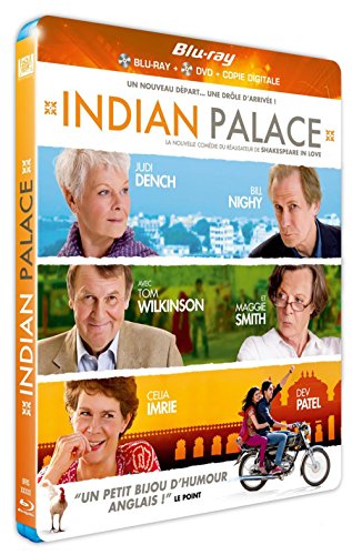 Indian Palace" DVD cover featuring Judi Dench, Bill Nighy, and Tom Wilkinson.