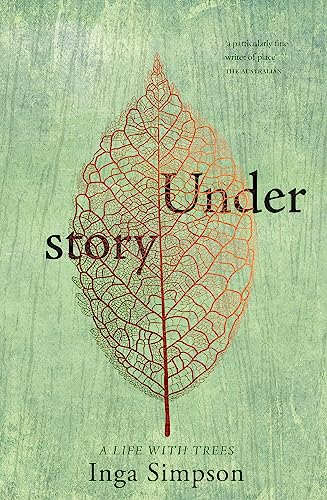 Book cover: "Understory" with a detailed red leaf illustration.