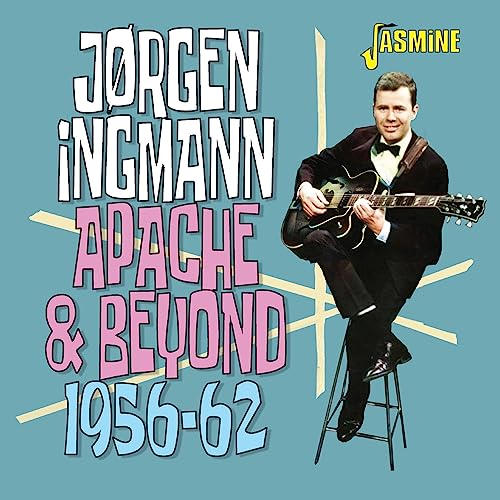 Jørgen Ingmann album cover featuring a portrait of the musician with a guitar.
