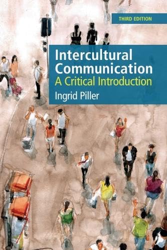 Book cover: “Intercultural Communication” with diverse people in background.