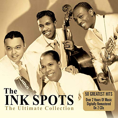 Vintage photo of The Ink Spots, a four-man vocal group with instruments.