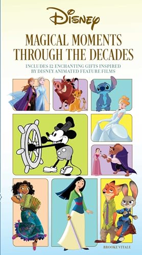 Disney book cover featuring characters from various animated films through the decades.